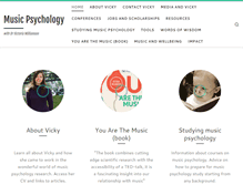 Tablet Screenshot of musicpsychology.co.uk